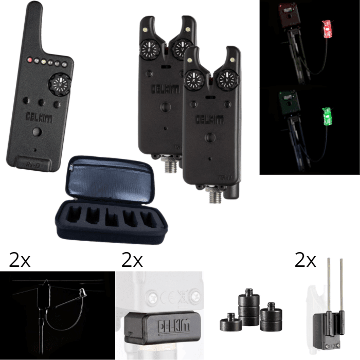 Nordfishing77 Delkim TXI-D Ultra Set 2er Rot + Grün 1 Nordfishing77 Delkim TXI-D Ultra Set 2er Rot + Grün