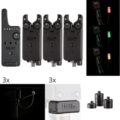 Nordfishing77 Delkim TXI-D Giganto Set 3er Rot + Grün + Gelb