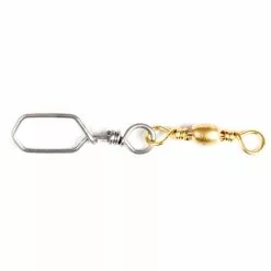 Fladen Fishing AB Fladen Brass Swivels With Snap - Wirbel Mit Einhänger