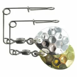 DEGA Spinnerbait - Spinnerblätter Gold/silber