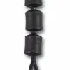 AQUANTIC 5-fach Edelstahl Trolling-Wirbel Schwarz