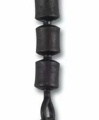 AQUANTIC 5-fach Edelstahl Trolling-Wirbel Schwarz