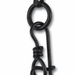 AQUANTIC Edelstahl Kugellager-Wirbel Schwarz