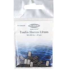 FLADEN Double Sleeves - Doppel-Quetschhülsen