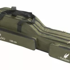 MIKADO Rutenfutteral Grün 2 Fächer