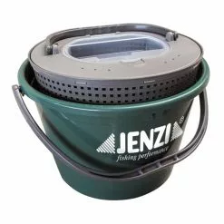 Jenzi - Köderfischkessel - 18l Grün