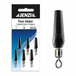 Jenzi - Posen-Aufstecker Kautschuk - Schwarz