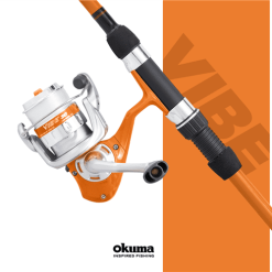 Okuma Combo Vibe Orange Rute+Rolle+Schnur 2,10 Meter 7-28 G